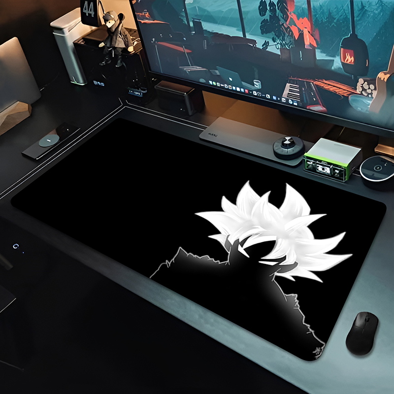 Pc Gaming Lounge - DBZ ブラックアニメマウスパッドドラゴンボール大型 PC コンピュータデスクマット抗摩耗ゲーミングマウスパッドキーボードゲーマーアクセサリーテーブルパッド