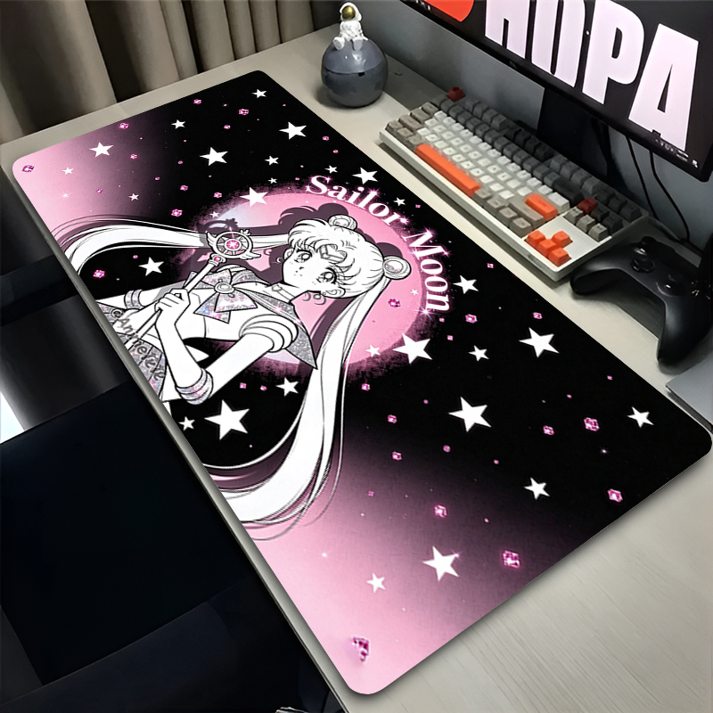 コンピューターマウスパッド S-セーラームーン ピンク アニ - Pc Gaming Pink のレビューと価格