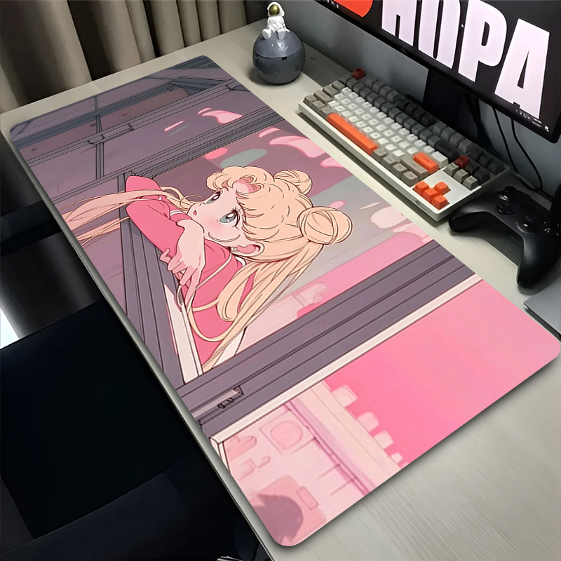 コンピューターマウスパッド S-セーラームーン ピンク アニ - Pc Gaming Pink のレビューと価格