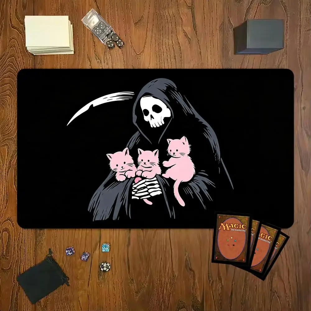 「死神がピンク色の子猫を抱いている」デザインのゲーミングマウ - Pc Gaming Pink のレビューと価格