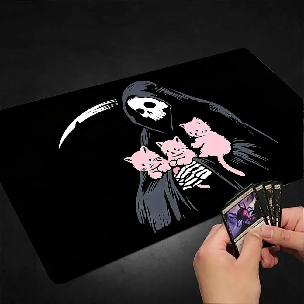 「死神がピンク色の子猫を抱いている」デザインのゲーミングマウ - Pc Gaming Pink のレビューと価格