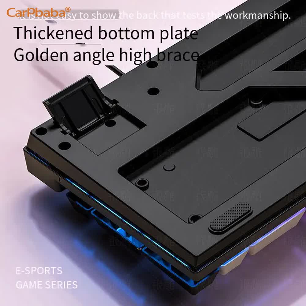 Carpbaba K500 104 キー USB 有線ゲーミ - Pc Gaming Pink のレビューと価格