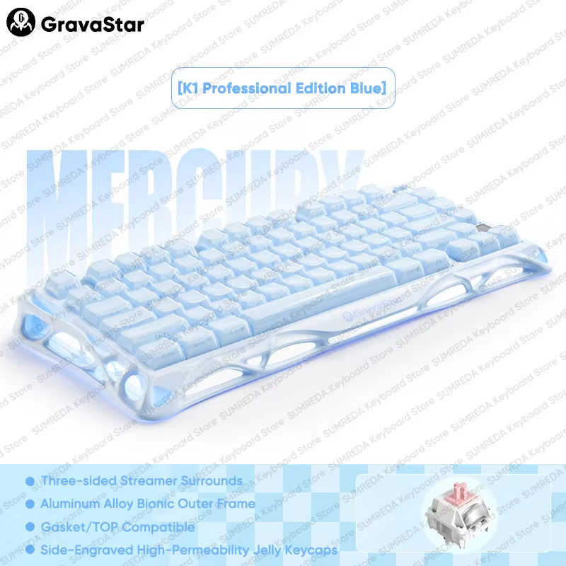 K1 LITE ジェリーピンク メカニカルキーボード Gra - Pc Gaming Pink のレビューと価格